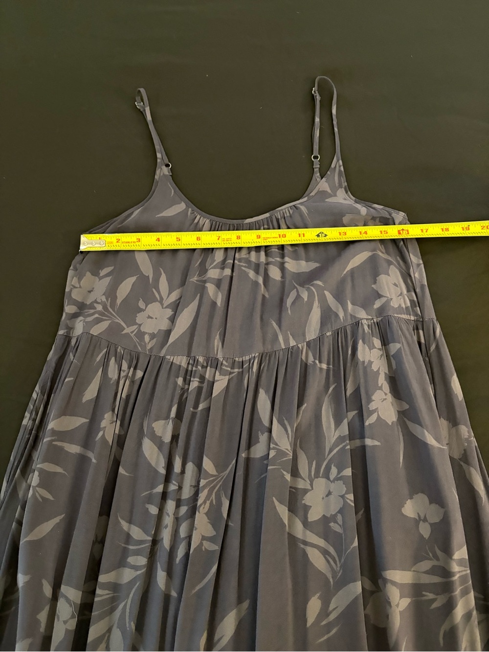 Z Supply Charcoal Scoop Neck Sleeveless Dress-S - Picture 12 of 13